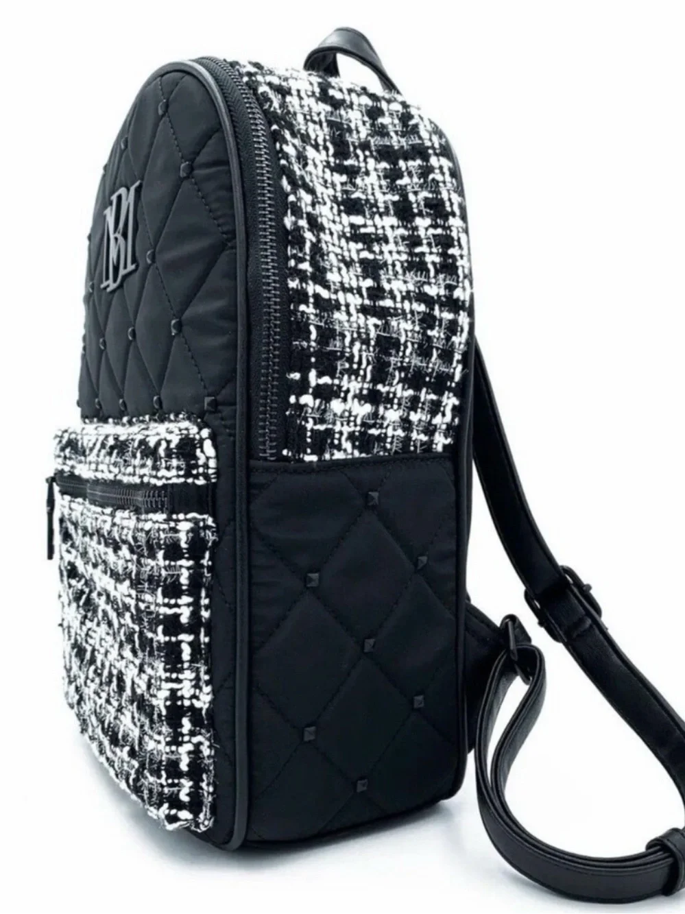 NWT - Badgley Mischka Black Diamond Quilted Backpack